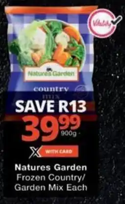 Checkers Natures Garden Frozen Country/ Garden Mix offer