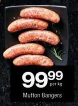 Checkers Mutton Bangers offer