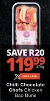 Checkers Chilli Chocolate Chefs Chicken Bao Buns offer