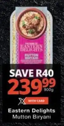 Checkers Eastern Delights Mutton Biryani offer