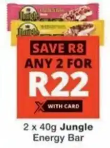 Checkers Jungle Energy Bar offer