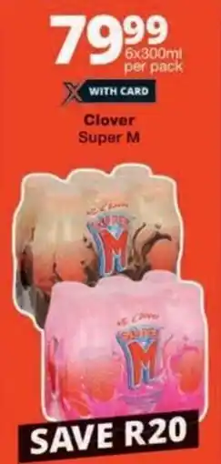 Checkers Clover Super M offer