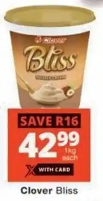 Checkers Clover Bliss offer