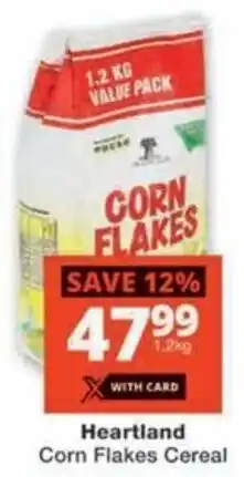 Checkers Heartland Corn Flakes Cereal offer