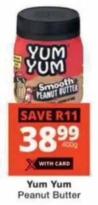 Checkers Yum Yum Peanut Butter offer