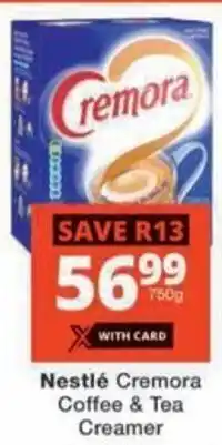 Checkers Nestlé Cremora Coffee & Tea Creamer offer