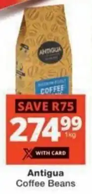 Checkers Antigua Coffee Beans offer