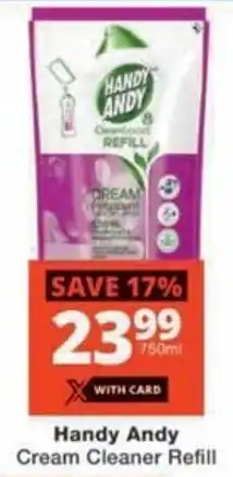 Checkers Handy Andy Cream Cleaner Refill offer