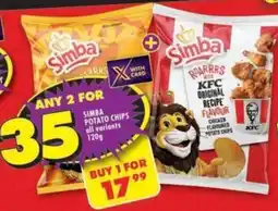 Shoprite Simba potato chips offer