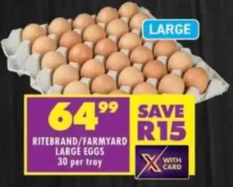 Ritebrand/ farmyard large eggs