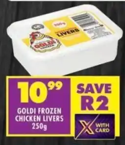 Shoprite Goldi frozen chicken livers offer