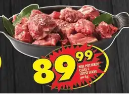 Shoprite Beef potjiekos class c loose serve offer