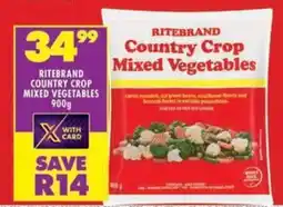 Shoprite Ritebrand Country Crop Mixed Vegetables offer