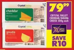 Shoprite Crystal valley cheddar/ gouda cheese offer