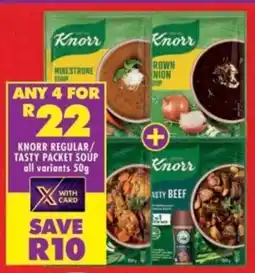 Shoprite Knorr regular/ tasty packet soup offer