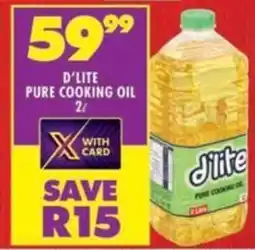 Shoprite D'lite pure cooking oil offer