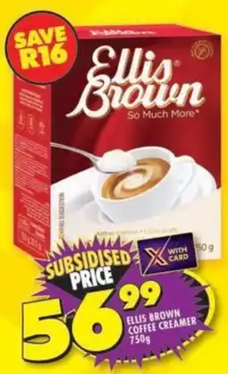 Shoprite Ellis brown coffee creamer offer