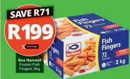 Checkers Sea Harvest Frozen Fish Fingers 2kg offer