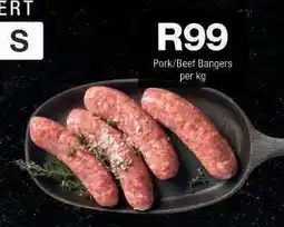 Checkers Pork/Beef Bangers offer
