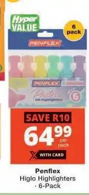 Checkers PENFLEX HIGLO HIGHLIGHTERS offer