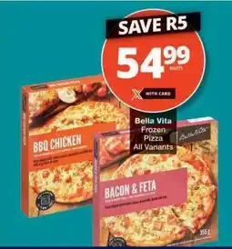 Checkers Bella Vita Frozen Pizza offer