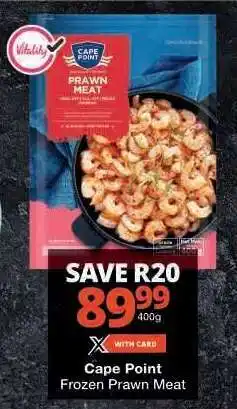 Checkers Cape Point Frozen Prawn Meat offer