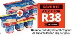 Checkers Danone Nutriday Smooth Yoghurt offer