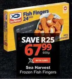 Checkers Sea Harvest Frozen Fish Fingers offer