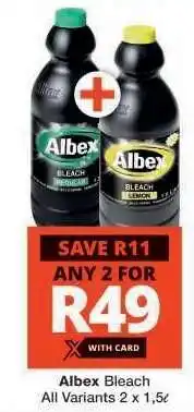 Checkers ALBEX BLEACH offer