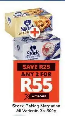 Checkers Stork Baking Margarine offer