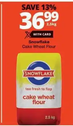 Checkers SNOWFLAKE CAKE WHEAT FLOUR offer