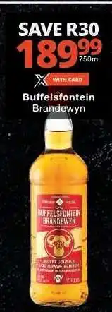 Checkers Buffelsfontein Brandewyn offer