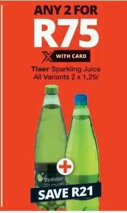 Checkers Tiser Sparkling Juice offer