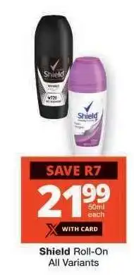 Checkers Shield Roll-on offer
