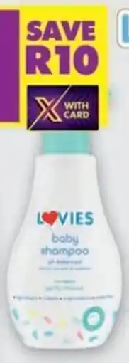 Shoprite Lovies fragranced baby shampoo offer