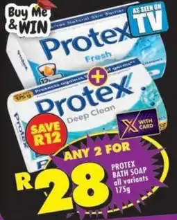Shoprite Protex bath soap offer
