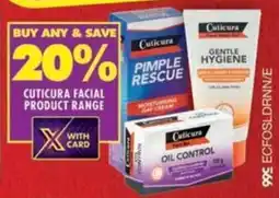 Shoprite Cuticura facial product range offer
