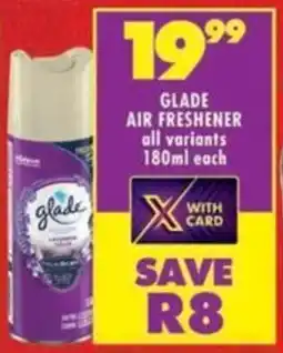 Shoprite Glade air freshener offer