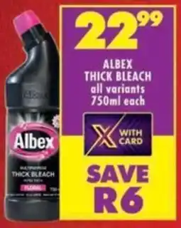 Shoprite Albex thick bleach offer