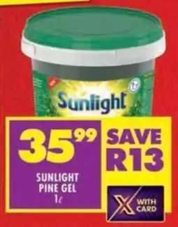 Shoprite Sunlight pine gel offer