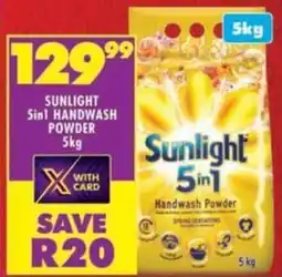 Shoprite Sunlight 5in1 handwash powder offer