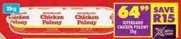 Shoprite Ritebrand Chicken Polony offer