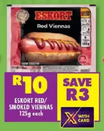 Eskort red/ smoked viennas