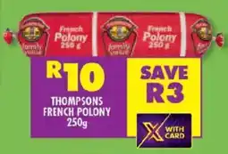 Shoprite Thompsons french polony offer