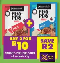 Shoprite Nando's peri-peri sauce offer