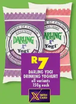 Shoprite Darling yogi drinking yoghurt offer