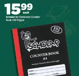 OK MiniMark Scholar A4 Hardcover Counter Book 192-Pages offer