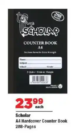 OK MiniMark Scholar A4 Hardcover Counter Book 288-Pages offer