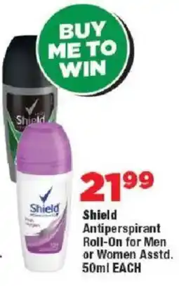 OK MiniMark Shield Antiperspirant Roll-On for Men or Women offer