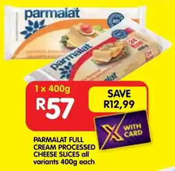 Shoprite Parmalat full cream processed cheese slices offer